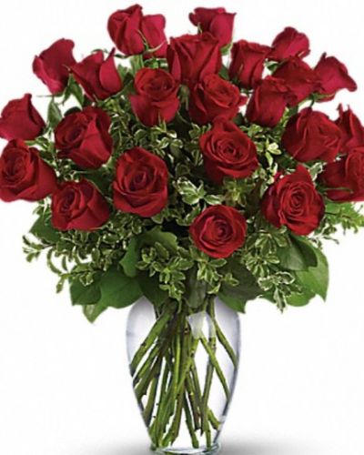 Your Love & Devotion delivered. Surprise your special one with this gorgeous arrangement of red roses available in one,one and a half, two or three dozen. It's an unforgettable display of your timeless love.